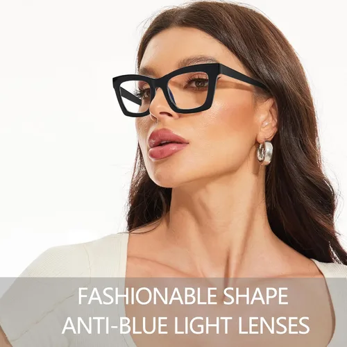 Vista 3 de Oprah- Readers for Women - Stylis Style Reading Glasses with Blue Light Blocking and Spring Hinge