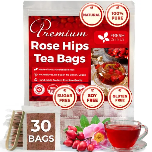 Vista 28 de FreshDrinkUS, 55 bolsas de té de raíz de astrágalo premium, 100% natural y puro de té de hierbas de raíz de astrágalo. Fabricado con bolsas de té