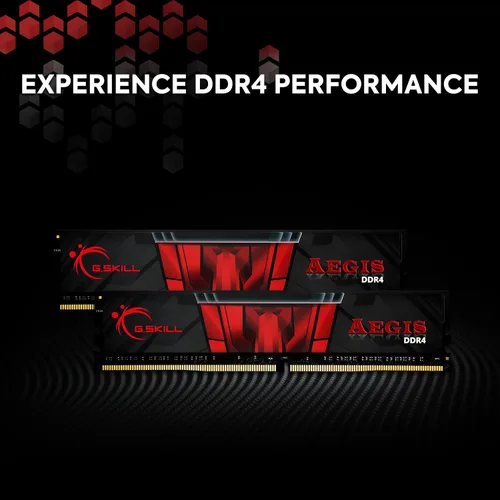 Vista 2 de G.SKILL Serie AEGIS DDR4 RAM (XMP) 16GB (2x8GB) 3200MT/s CL16-18-18-38 1.35V Intel AMD Memoria de computadora de escritorio U-DIMM