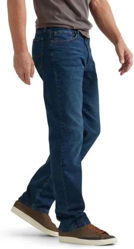 Vista 2 de Wrangler Authentics - Jeans de ajuste estándar y pretina Comfort Flex, para hombre