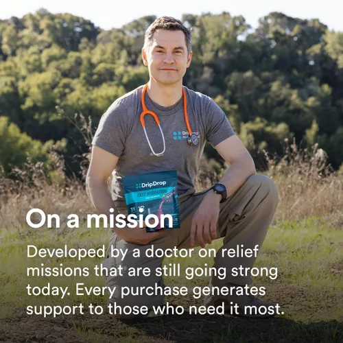 Vista 4 de DripDrop Hidratación - Paquetes de polvo de electrolitos - Paquete de sandía y limón - 64