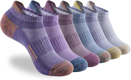 ATBITER Ankle Socks Women's With Cushioned Athletic Running No Show Low Cut Tab Socks 6-Pairs