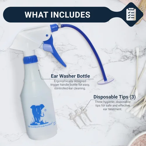 Vista 4 de Elephant Ear Washer Bottle System by Doctor Easy