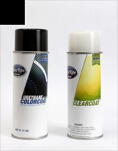 Aerosol para Chevrolet Spectrum Pintura de retoque automotriz - Sash Black 1 - Paquete todo incluido