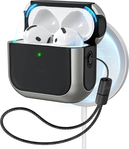 Vista 13 de ESR Funda para AirPods Pro 3, compatible con AirPods Pro de 3ª generación (2025), compatible con MagSafe, cubierta de protección completa contra