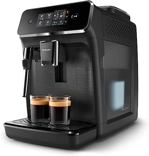 Vista 7 de PHILIPS Serie 2200 Máquina de café expreso totalmente automática, espumador de leche clásico, 2 variedades de café, pantalla táctil intuitiva