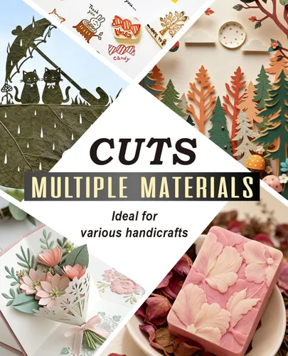 Vista 5 de 1 pieza cuchillo de manualidades cuchillo de hobby con kit de 11 piezas cuchillas de acero inoxidable, 1 pieza regla de acero de 15MM para arte