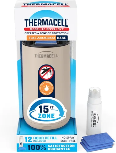 Vista 13 de Thermacell Repelente de Mosquitos Patio Shield; Incluye Recarga de 12 Horas; Zona de Protección de 15 Pies; Repelente de Mosquitos Altamente Eficaz