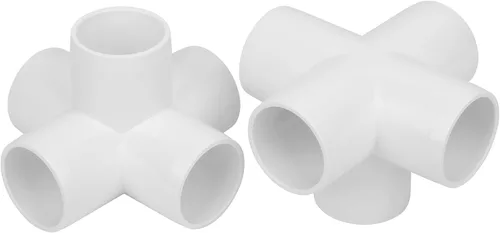 Vista 63 de Adaptador de acoplamiento de tubería de PVC de 4 pulgadas, accesorios de tubería (enchufe x enchufe), paquete de contratista, cédula 40, conectores