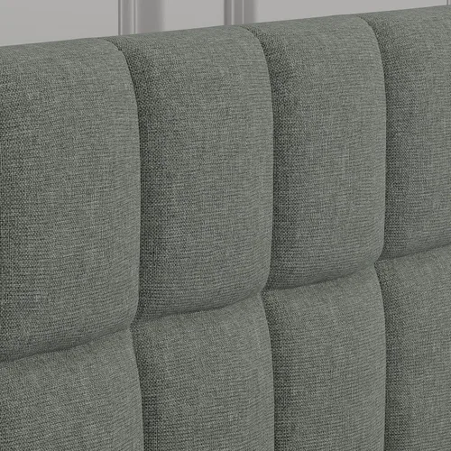 Vista 30 de Glenwillow Home Varia - Cabecero tapizado doble de 20 pulgadas de alto, color beige