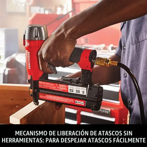 Vista 5 de CRAFTSMAN Brad Nailer, 18GA, pistola de clavos neumática (CMPBN18K)