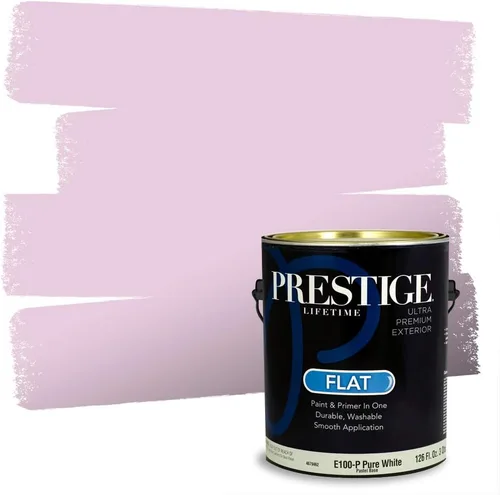 Vista 120 de PRESTIGE Pinturas de pintura interior e imprimación en uno, 1 galón, plano, combinación comparable de Sherwin Williams* Kimono Violet*