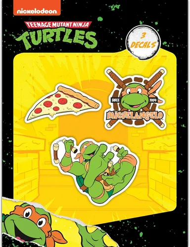 Vista 11 de TMNT - Juego de 3 calcomanías de vinilo Donnie de las Tortugas Ninja Adolescentes Mutantes para coche, botella de agua, bicicleta, casco, laptop