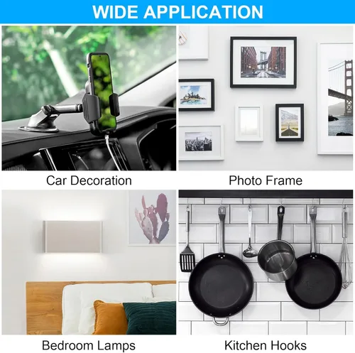 Vista 7 de Cinta adhesiva de espuma de doble cara 0.39 pulgadas x 5 metros, cinta adhesiva resistente para montaje, tiras adhesivas fuertes impermeables