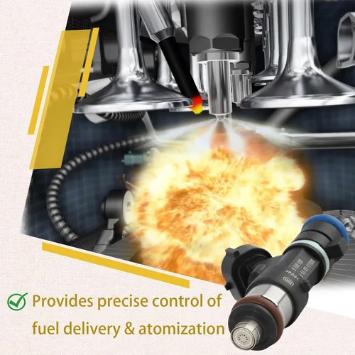 Vista 5 de 0280158130 OE 2.5L Inyectores de combustible de alto rendimiento, Compatible con/Nissan 2.5 Altima Rogue Sentra 2007 2008 2009 2010 2012 2013 OE#