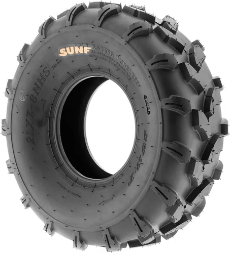 Vista 4 de SunF Juego de 4 neumáticos deportivos ATV de 18 x 7-8 UTV para cortacésped de 18 x 7 x 8, 6 capas-A003