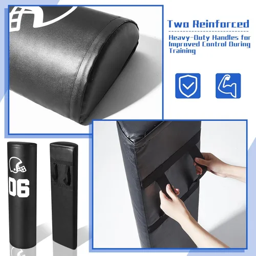 Vista 4 de Leyndo 2/4 Pcs Athletic Agility Dummy Step Over Dummy with Heavy Duty Handles Training Dummy Football Equipment for Footwork Drills Sports Training