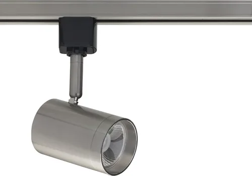 Nuvo Lighting TH475 - Cabezal de pista de una luz de transición en Pwt, Nckl, B/S, acabado Slvr, 5.19 pulgadas