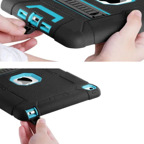 Vista 6 de BENTOBEN Funda para iPad Air 2, híbrida a prueba de golpes, con función atril, resistente a los golpes, a prueba de caídas, para iPad Air 2