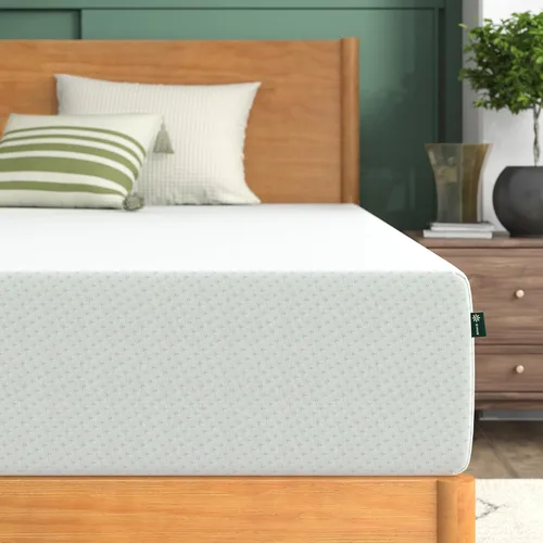 Vista 2 de Zinus Colchón de espuma viscoelástica Green Tea, certificado por CertiPUR EE.UU. Cama en una caja Libera la presión