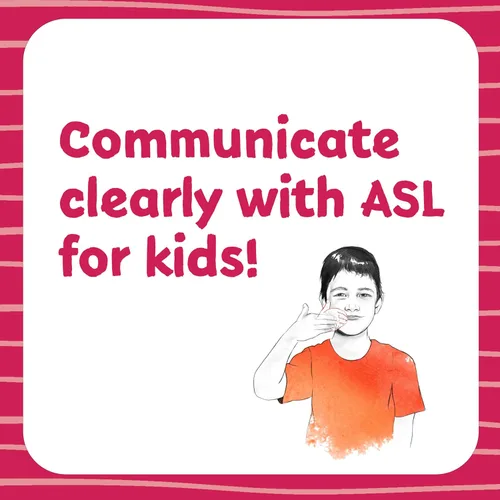 Vista 10 de American Sign Language Flash Cards for Kids 101 Easy ASL Signs for Nonverbal Communication