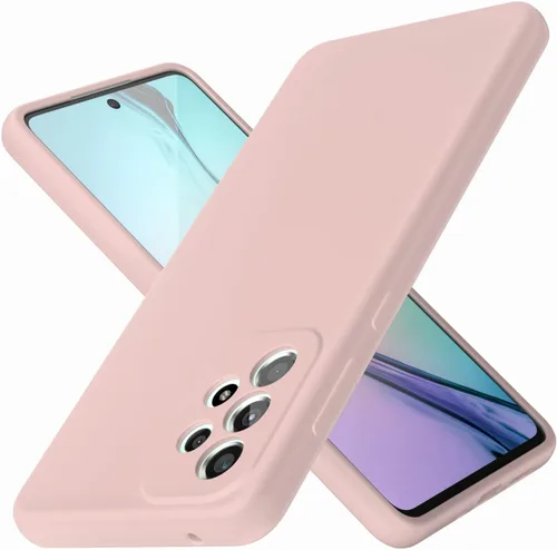 Vista 10 de Funda para Galaxy A73 5G de 6.7 pulgadas, silicona líquida suave protectora y forro de microfibra antiarañazos, a prueba de golpes, compatible