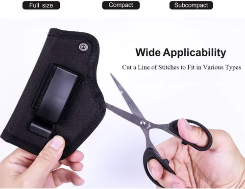 Vista 6 de Funda de transporte oculta, Funda universal, Paquete de funda dentro de la cintura, Funda para hombre/mujer, se adapta a mano derecha e izquierda