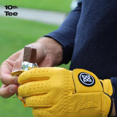 Vista 7 de 10th Tee Plus+ Barra de chocolate y caramelo de maní hecha con ingredientes naturales, barras de 1.76 onzas (12 unidades) Barra energética de golf