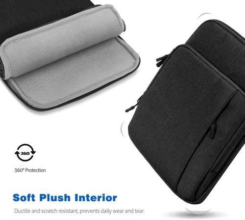 Vista 23 de Dadanism - Bolsa de hombro para tableta de 13.3 pulgadas para MacBook Neo Negro- gris