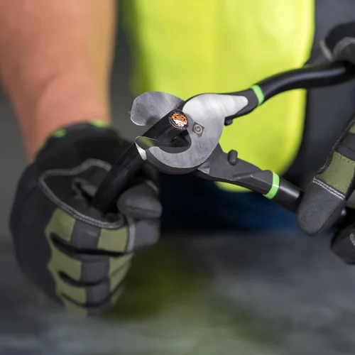 Vista 5 de Greenlee 727 Cortador de cables de mano de 9-3/4" para cables de cobre y aluminio hasta 2/0, 2.756 in cuadrados