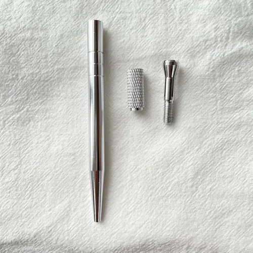 Vista 4 de Pluma de Microblading, 10 piezas, plata, pluma del tatuaje de la ceja para el maquillaje permanente