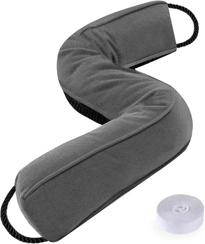 Vista 10 de Sunolga Tope de Corrientes de Aire para Puerta Bloquea Aire Caliente y Frío con Cubierta Removible Lavable para la Parte Inferior de Puerta