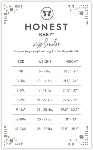 Vista 3 de HonestBaby - Paquete de varias camisetas para bebé de manga corta hechas de algodón orgánico 100 %, para niños pequeños, para niñas, unisex
