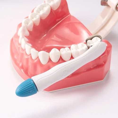 Vista 6 de SNAWOP Bandas de matriz dental, 50 unidades, matrices de metal estándar/curvada, con retenedor ajustable para coronas (estándar de 0.177 in)