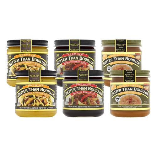 Vista 24 de Better Than Bouillon - Base Premium de Pavo, Hecha con Pavo Asado, 38 Porciones por Frasco, 8 Onzas (Paquete de 4)