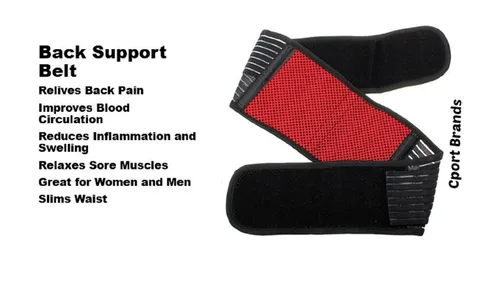 Vista 6 de Soporte de espalda para dolor de espalda baja ★ Autocalentamiento ★ Soporte lumbar de espalda para mujer ★ Reductor de grasa ★ Cintura más delgada ★