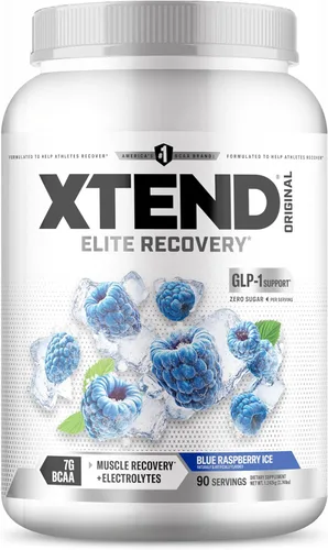 Vista 19 de XTEND Original Polvo de BCAA sabor Sandía Explosion, para bebida de recuperación muscular sin azúcar con aminoácidos, para después
