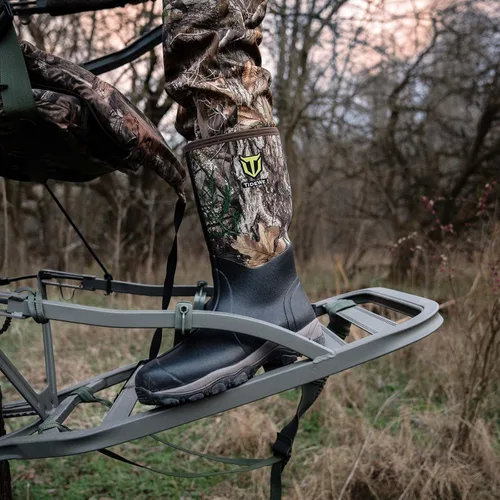 Vista 7 de TIDEWE Hunting Boot for Men, Insulated Waterproof Durable 16" Men's Hunting Boot, 6mm Neoprene and Rubber Outdoor Boot Realtree Edge Camo