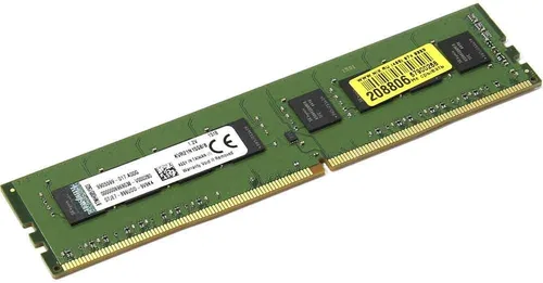 Vista 2 de Kingston ValueRAM Memoria de escritorio de 8 GB 2133 MHz DDR4 no ECC CL15 DIMM 1Rx8 (KVR21N15S8/8)
