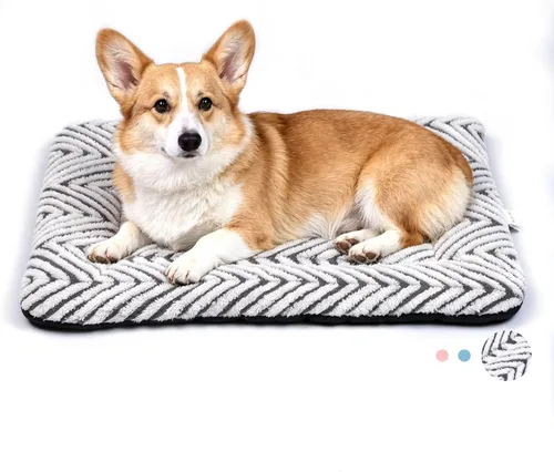 Vista 21 de Mora Pets - Cama para gatos de interior lavable, almohadilla antideslizante para jaula de perros, linda cama para perros con estrellas para perros