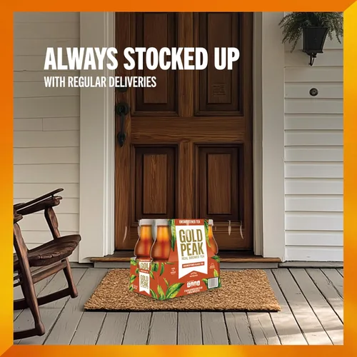 Vista 8 de Gold Peak Té sin endulzar, 52 fl oz