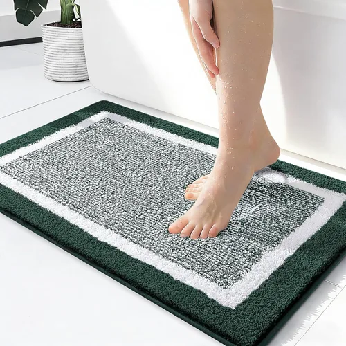 Vista 44 de OLANLY Alfombras de baño 24x16, tapetes de baño extra suaves y absorbentes de microfibra, antideslizantes, lavables a máquina, secan rápido