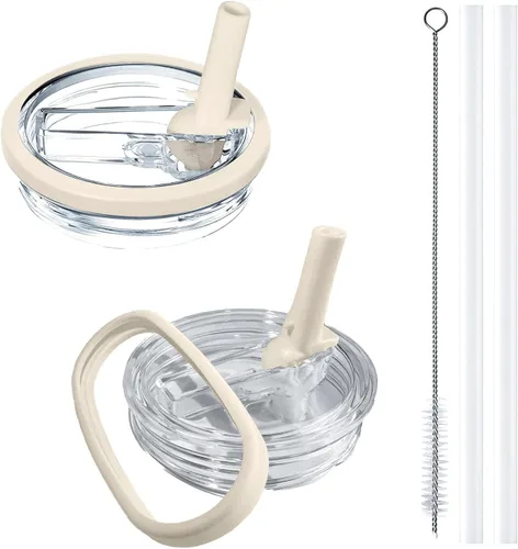 Vista 16 de Stanley - Paquete de 2 tapas abatibles con popote Stanley, a prueba de fugas, accesorios Stanley para vasos Stanley Quencher H2.0 de 40 onzas