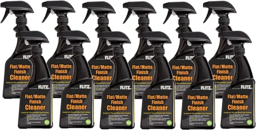 Vista 7 de Flitz Limpiador de acabado mate plano, botella de 8 onzas de aerosol de vinilo hecho en Estados Unidos para eliminar fácilmente la grasa, cera