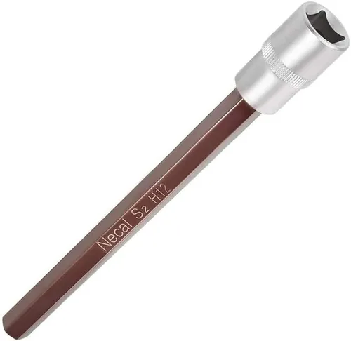 Vista 8 de Utoolmart 1/2" Drive x 0.551 in largo Hex Bit Socket, métrico, S2 y Cr-V acero 1pcs