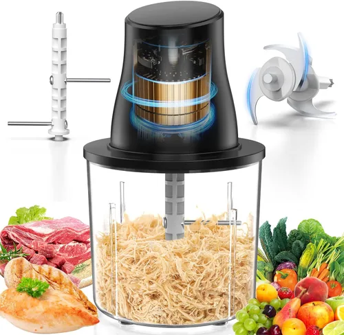 Herramienta Eléctrica Trituradora de Pollo: Trituradora de Carne Multifuncional de 250W con Presión para Operar de Gran Capacidad - Trituradora de