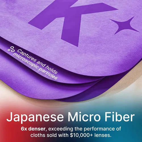Vista 3 de Koala - Paño de limpieza de lentes Microfibra japonesa Paños de limpieza de lentes Limpiador de lentes Lentes, cámara, auriculares VR/AR