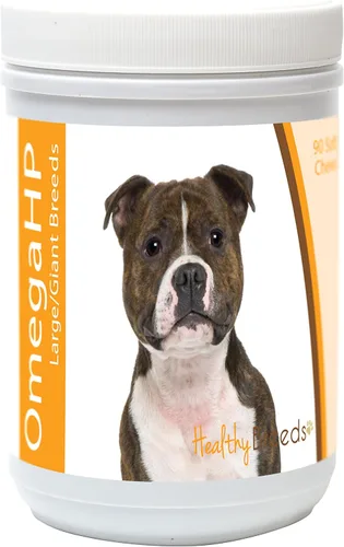 Vista 10 de Healthy Breeds Affenpinscher Omega HP - Masticables suaves para piel y pelaje, 60