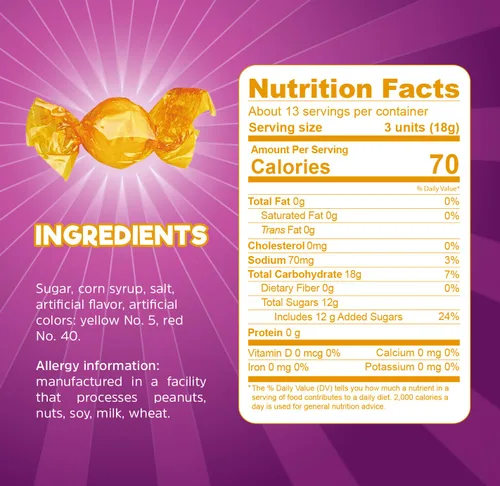 Vista 2 de Colombina Discos de caramelo de mantequilla – Caramelo duro a granel de sabor artificial – Bocadillo antiguo lleno de rico sabor a mantequilla