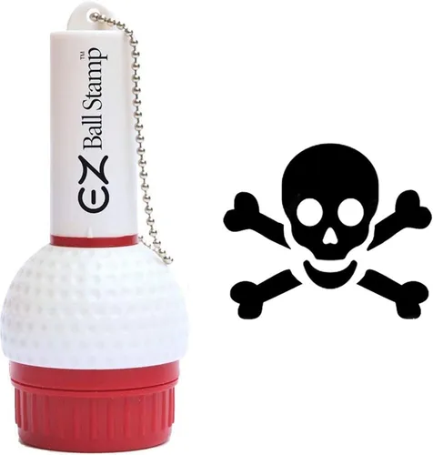 Vista 14 de Sello de Bola de Golf/Sello - Marcador de Tinta de Secado Ultra Rápido y Sin Manchas para Personalizar Tu Bola (Toro Rojo)